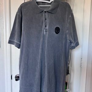 PXG Golf Polo Stitched Skull Emblem